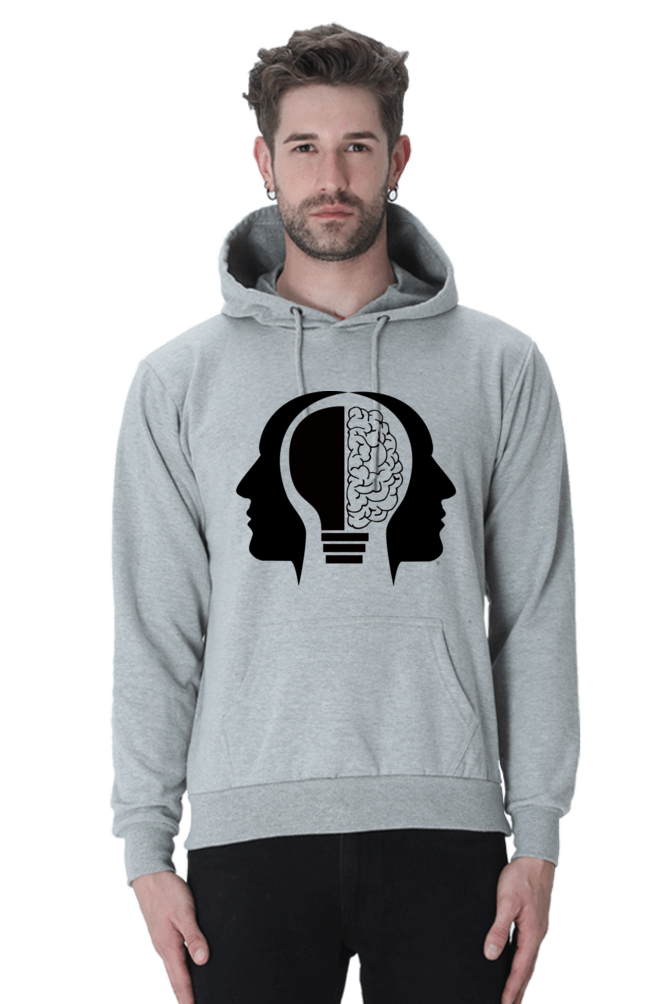 Memory Casual Hoodie Grey Melange