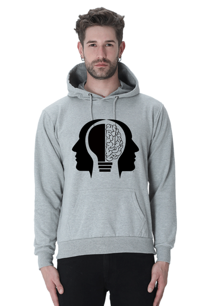 Memory Casual Hoodie Grey Melange