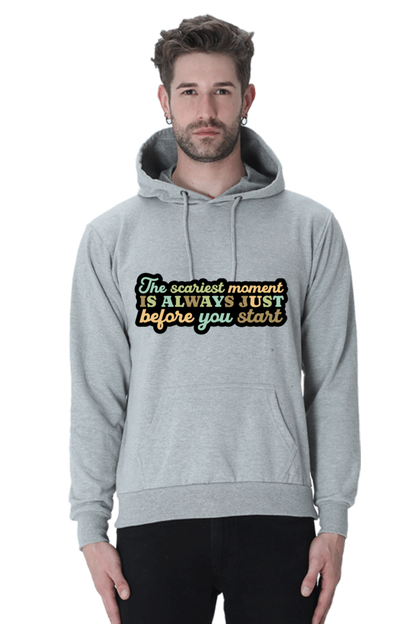 Start Unisex Casual Hoodie Grey Melange