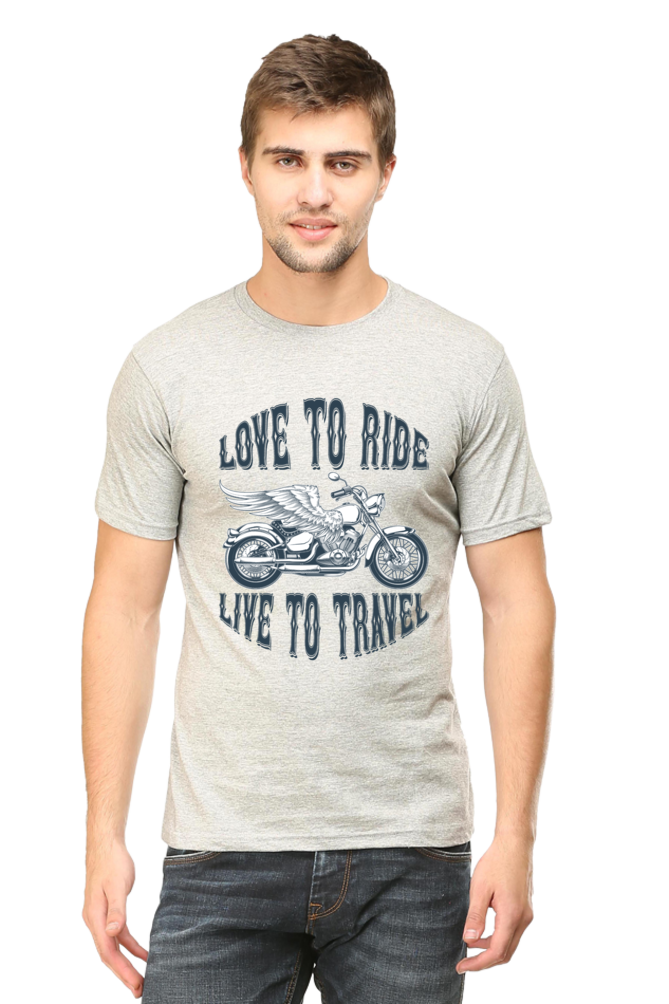 Love to Ride Half Sleeve T-Shirt