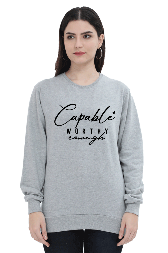 Capable Casual Sweatshirt Grey Melange