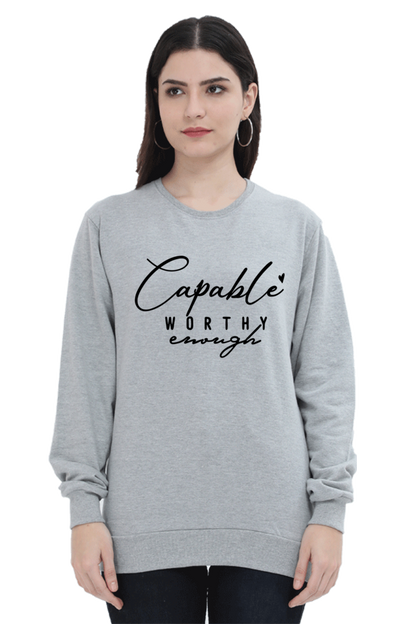 Capable Casual Sweatshirt Grey Melange