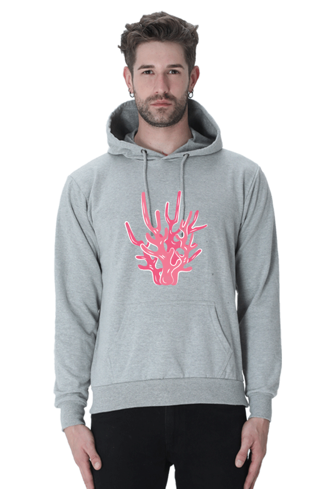 Coral Unisex Casual Hoodie