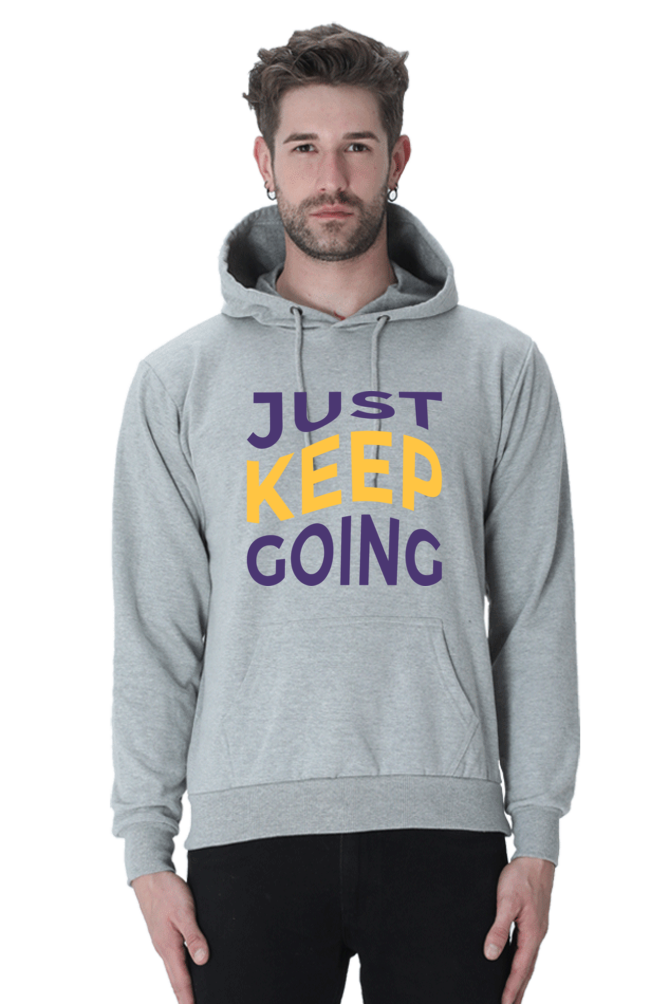 Just Keep Going Unisex Casual Hoodie