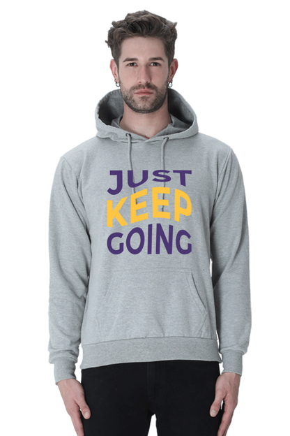 Just Keep Going Unisex Casual Hoodie