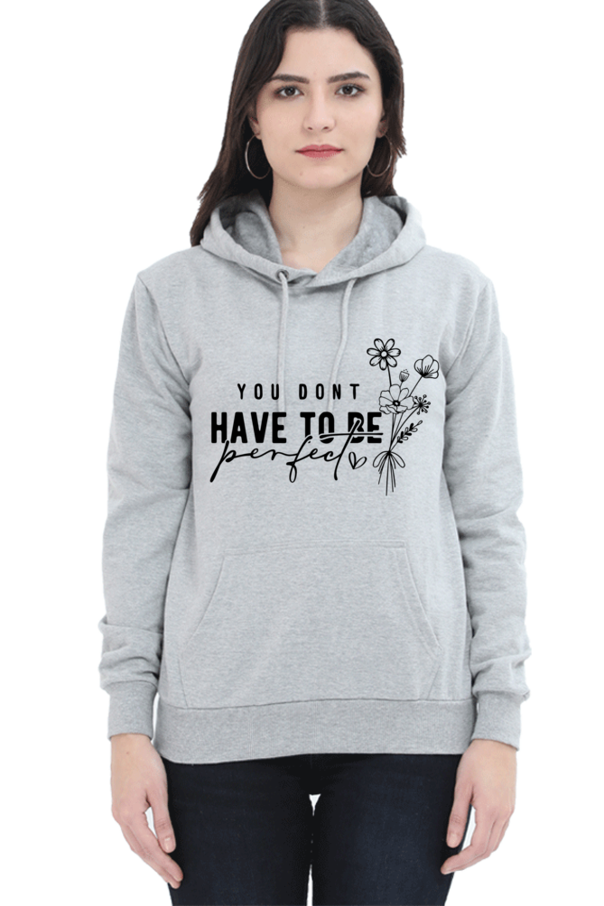 You don't Casual Hoodie Grey Melange