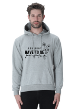 You don't Casual Hoodie Grey Melange
