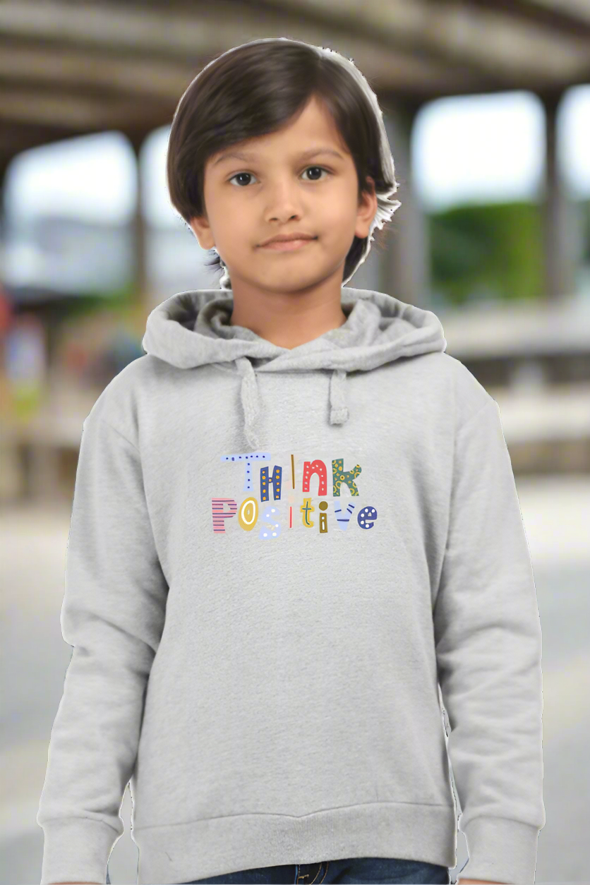 Think Positive Kids Hoodie