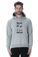 Never let go Casual Hoodie Grey Melange