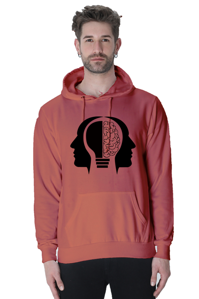 Memory Casual Hoodie Coral