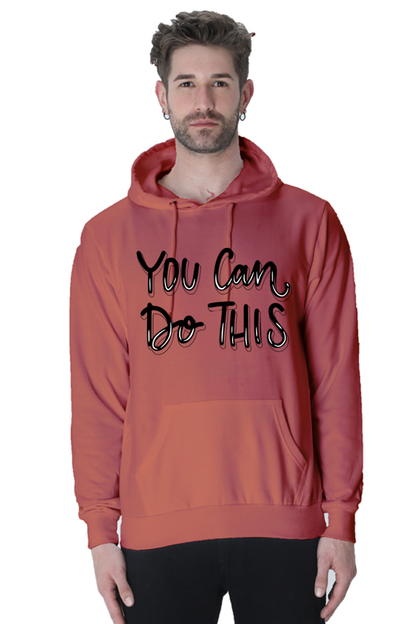 You can do this Unisex Casual Hoodie Coral