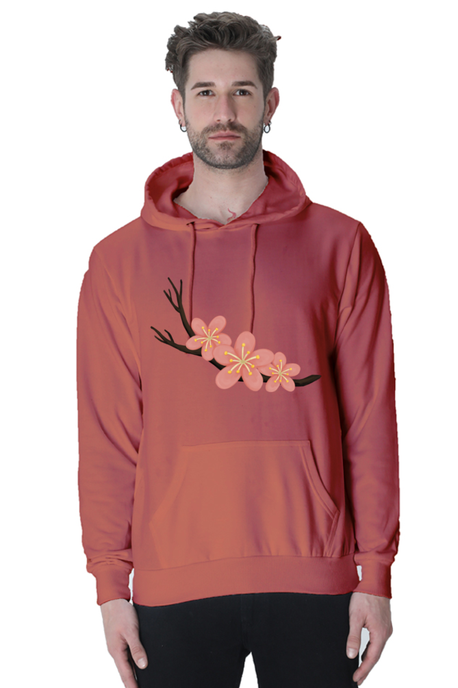 Sakura Casual Hoodie Coral