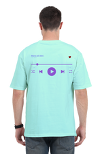 Music Oversized T-Shirt Mint