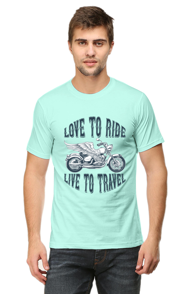 Love to Ride Half Sleeve T-Shirt Mint