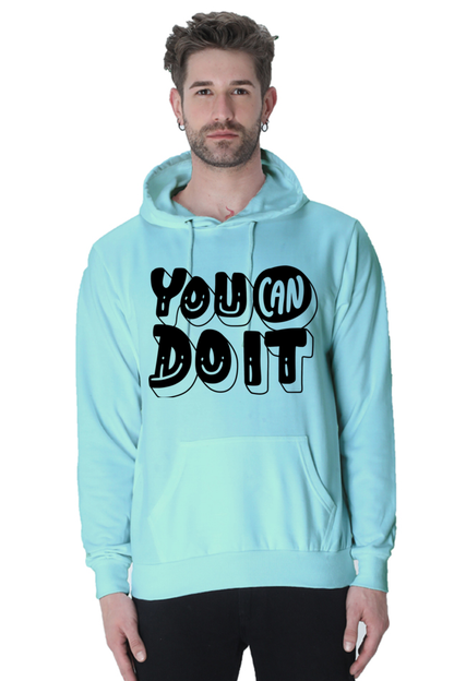 You can do it Casual Hoodie Mint