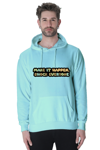 Make it happen Unisex Casual Hoodie Mint