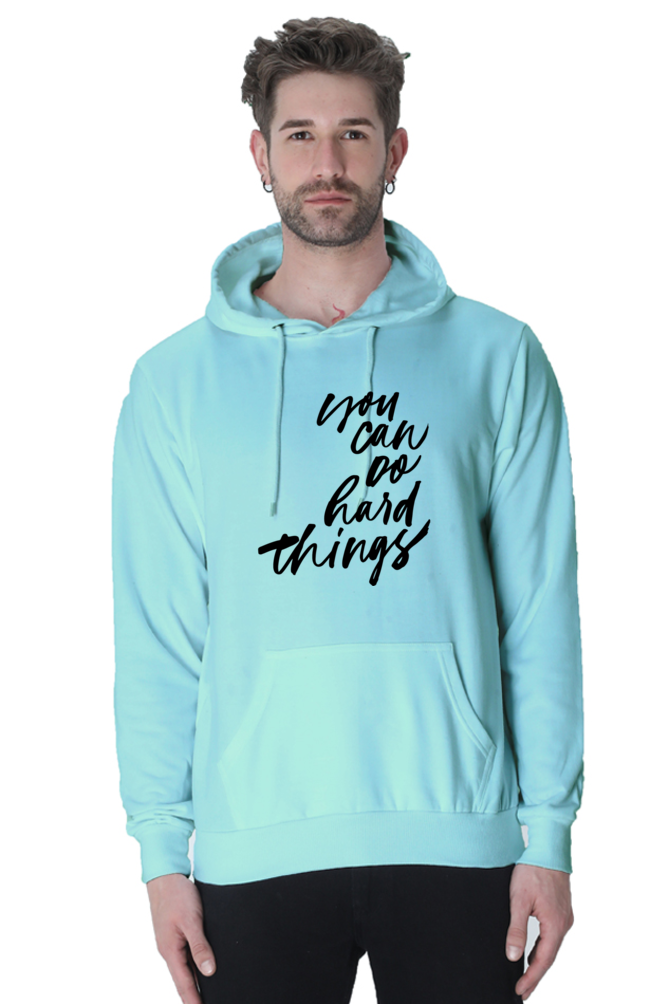 You can do Hard things Unisex Casual Hoodie Mint