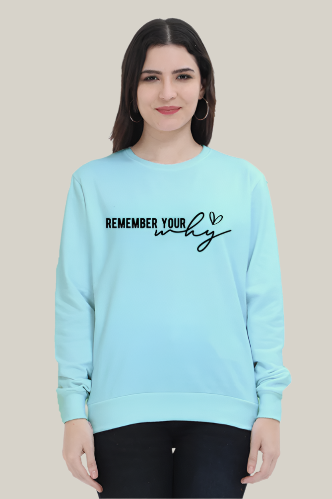 Remember Casual Sweatshirt Mint