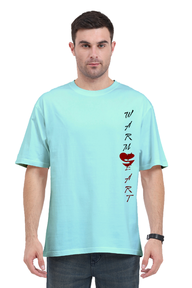 Warm Hearts Oversized T-Shirt Mint