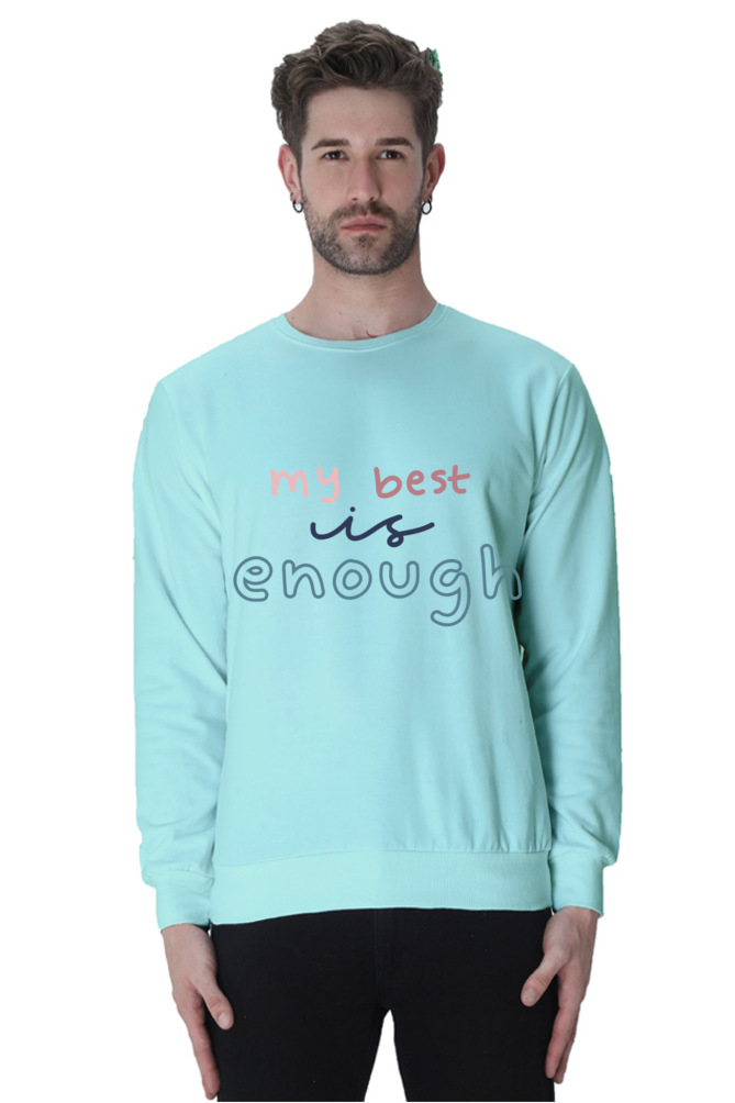 My Best is Enough Casual Sweatshirt Mint