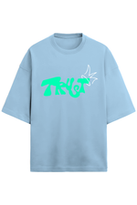 Trust Terry Oversized T-Shirt Baby Blue