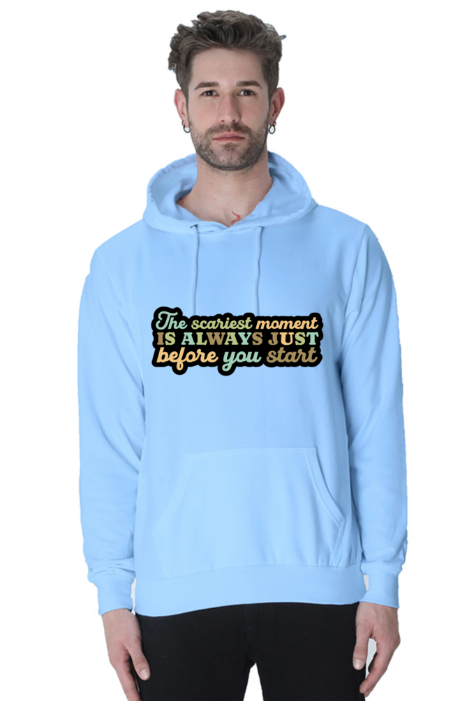 Start Unisex Casual Hoodie Baby Blue