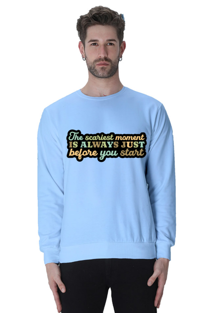 Start Unisex Casual Sweatshirt Baby Blue