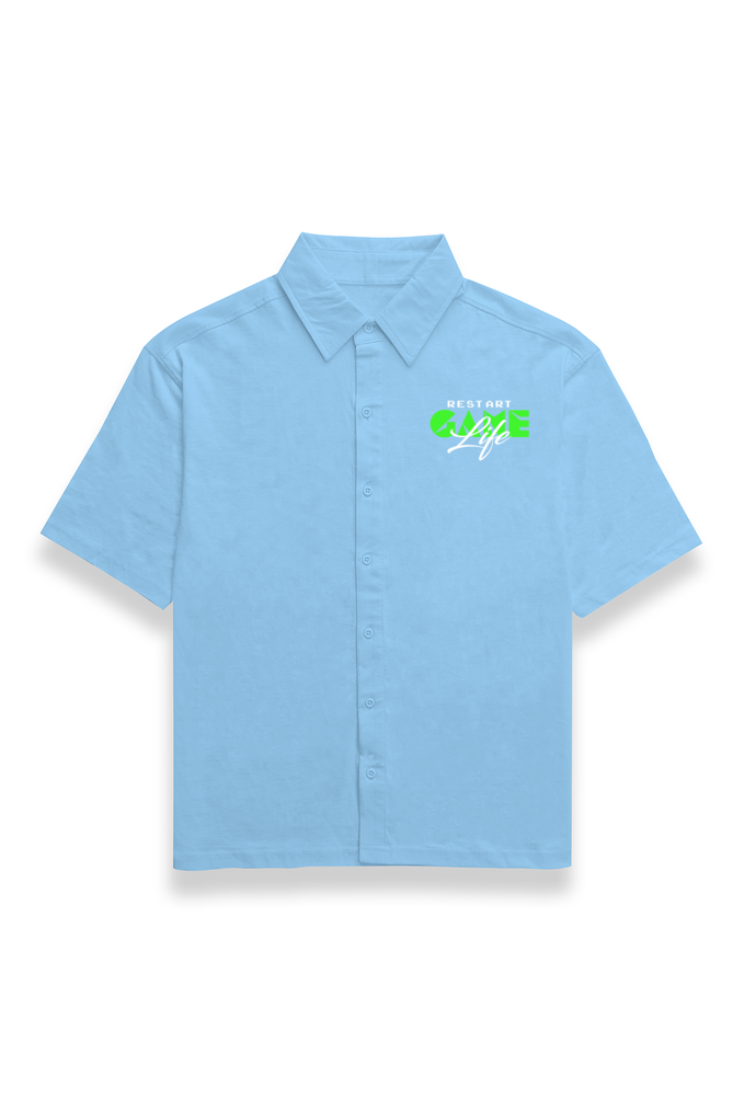 Restart Oversized Cotton Shirt