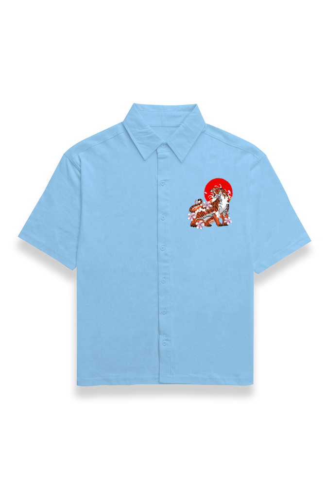 Tiger Oversized Cotton Shirt