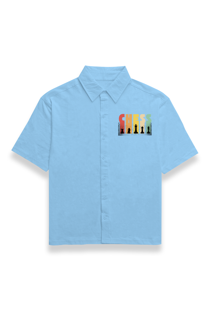 Chess Oversized Cotton Shirt