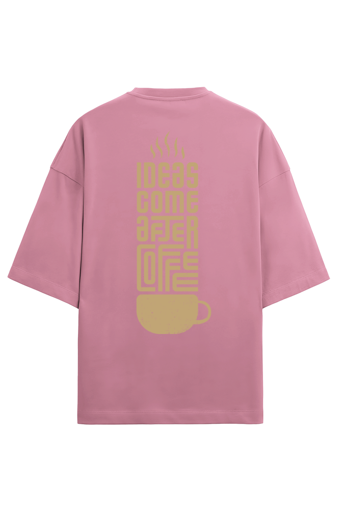 Ideas Terry Oversized T-Shirt Flamingo
