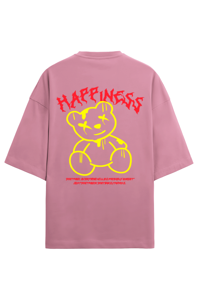 Happiness Unisex Terry Oversized T-Shirts