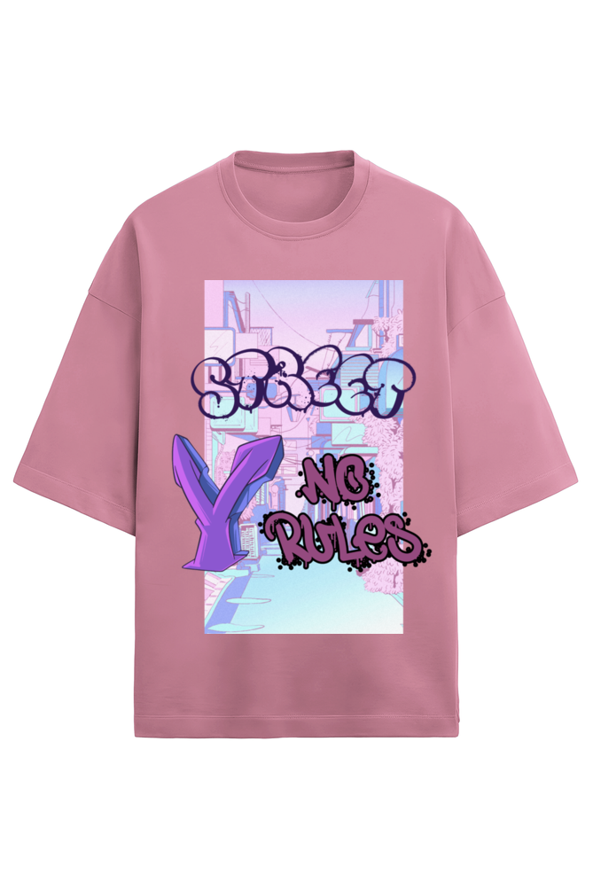 Unisex Y No Rules Oversized T-Shirt and Shorts