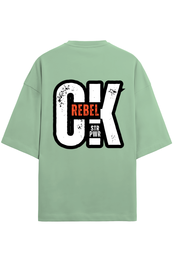 OkRebel Terry Oversized T-Shirt Jade