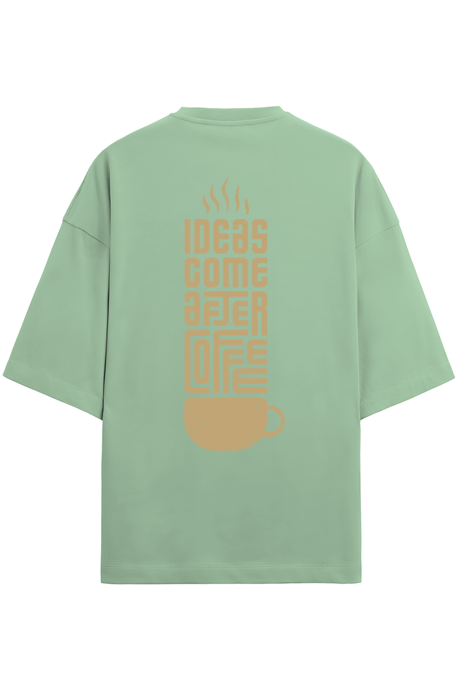 Ideas Terry Oversized T-Shirt Jade