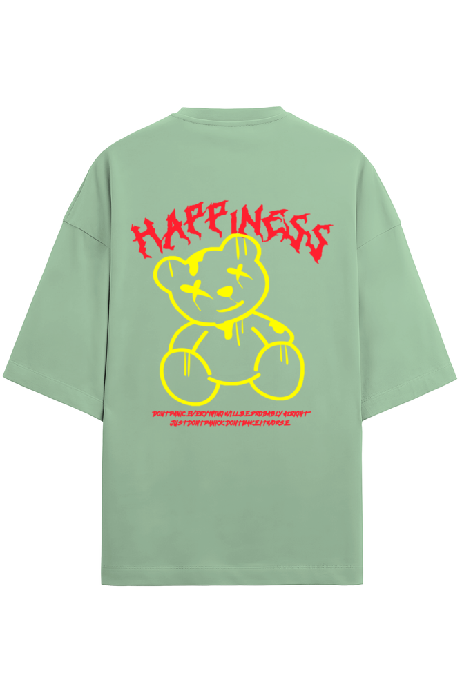 Happiness Unisex Terry Oversized T-Shirts