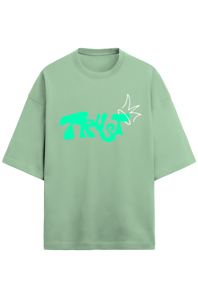 Trust Terry Oversized T-Shirt Jade
