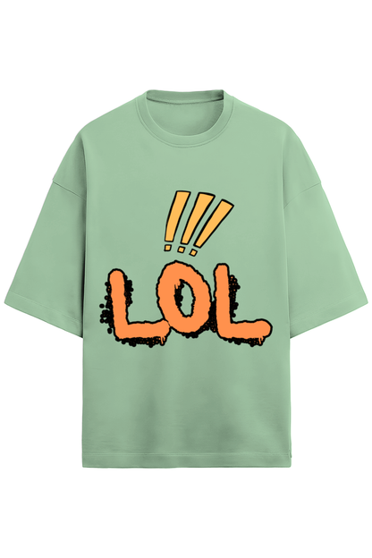 Unisex Lol Oversized T-Shirt Jade