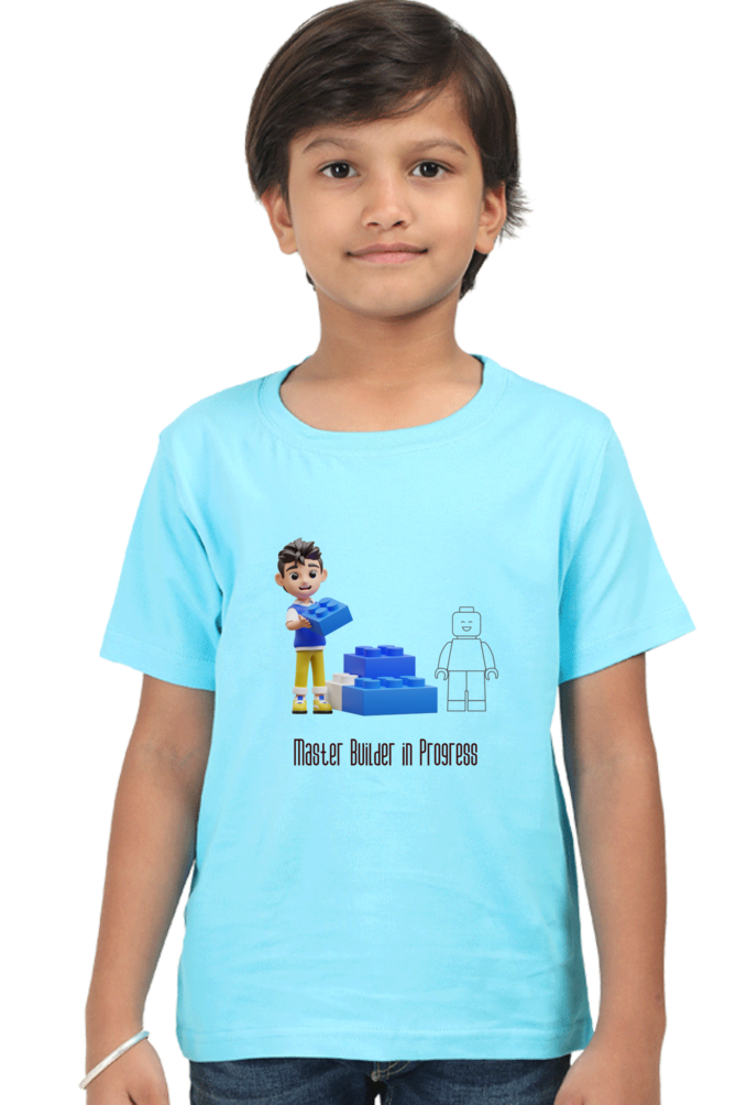 Lego Build Kids T-Shirt SkyBlue