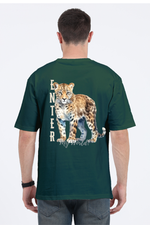 Jungle Fever Oversized T-Shirt Bottle Green