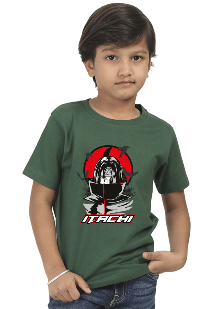 Itachi Kids T-Shirt Bottle Green