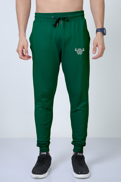 Brain Power Unisex Joggers Bottle Green