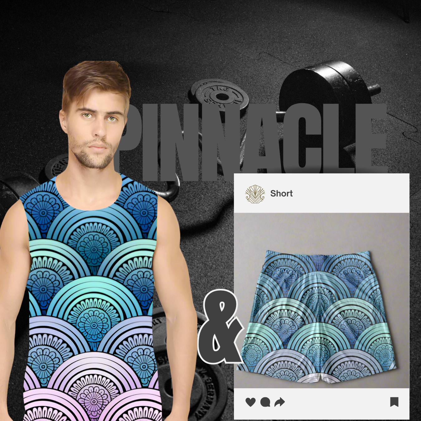 Stonescence Pinnacle Activewear Vest & Shorts