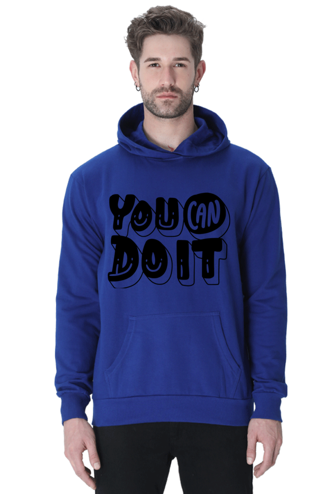 You can Unisex Casual Hoodie Royal Blue