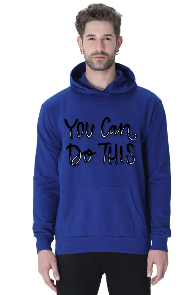 You can do this Unisex Casual Hoodie Royal Blue