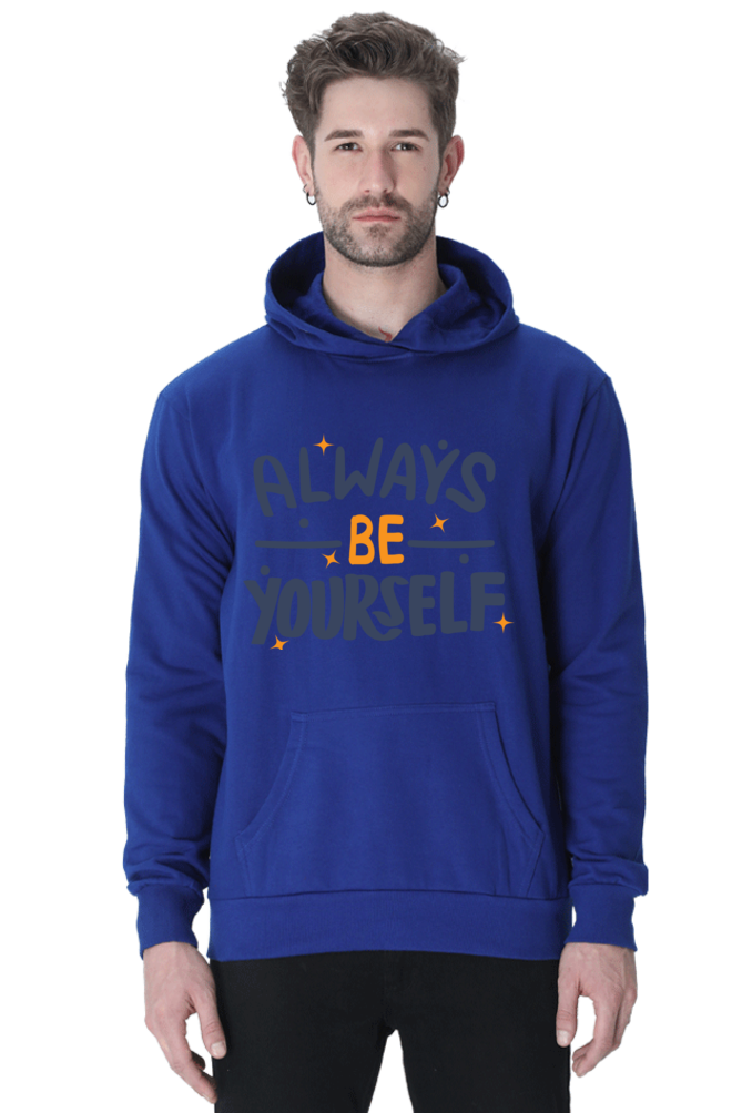 Always be yourself Casual Hoodie Royal Blue