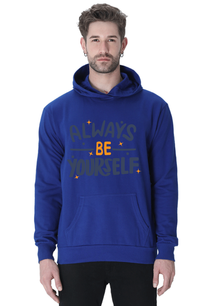 Always be yourself Casual Hoodie Royal Blue