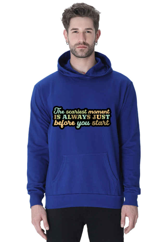 Start Unisex Casual Hoodie Royal Blue