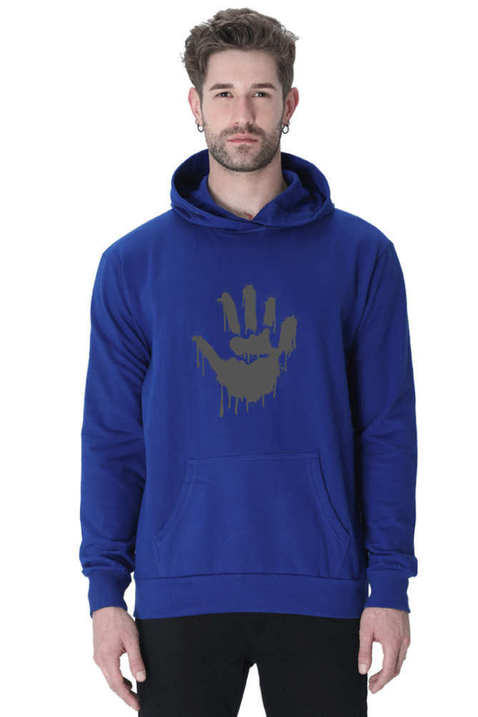 Palm Unisex Casual Hoodie Royal Blue