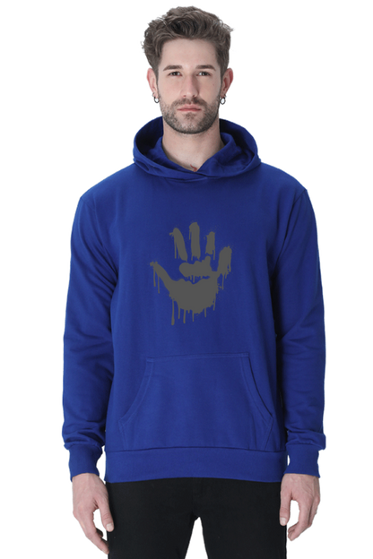 Palm Unisex Casual Hoodie Royal Blue